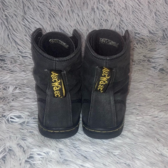 Dr. Martens 8 Canvas Boots Black - Picture 5 of 7